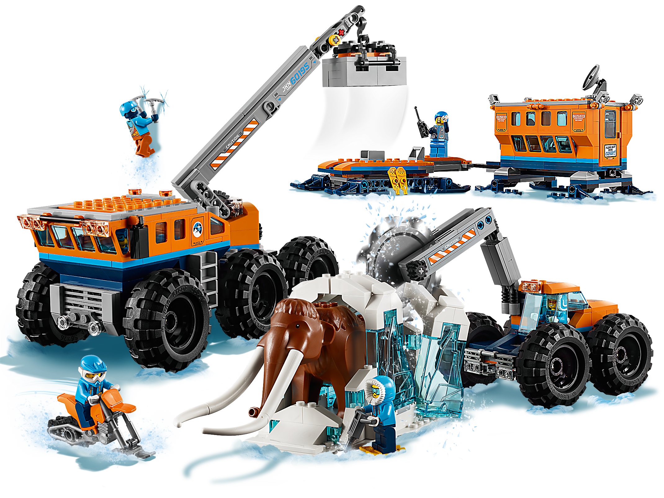 Lego City 60195 Mobile ártico-estación de investigación la base arctique nuevo n7/18